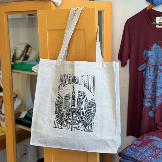 Philadelphia Skyline Tote Bag