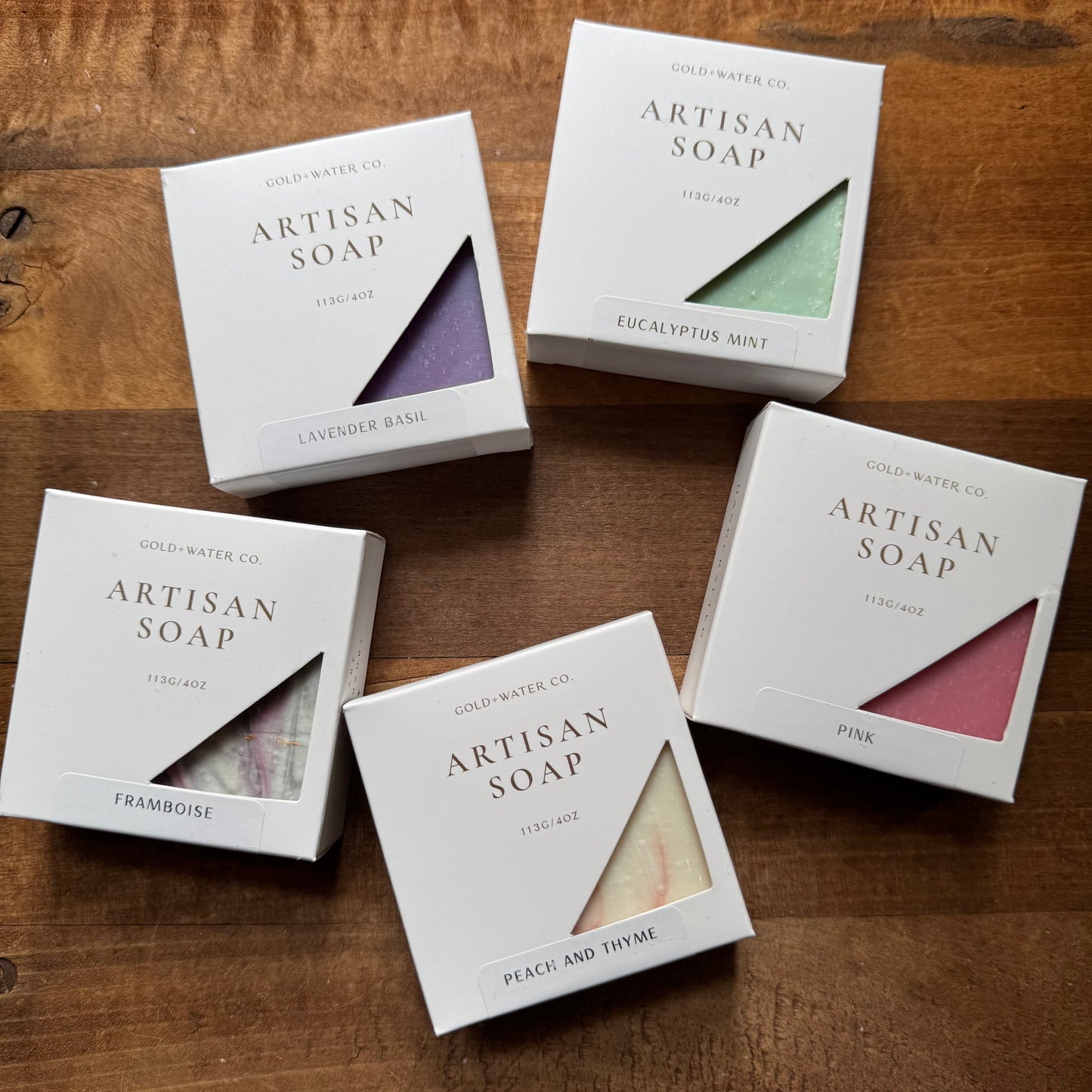 Gold+Water-Scented Soaps