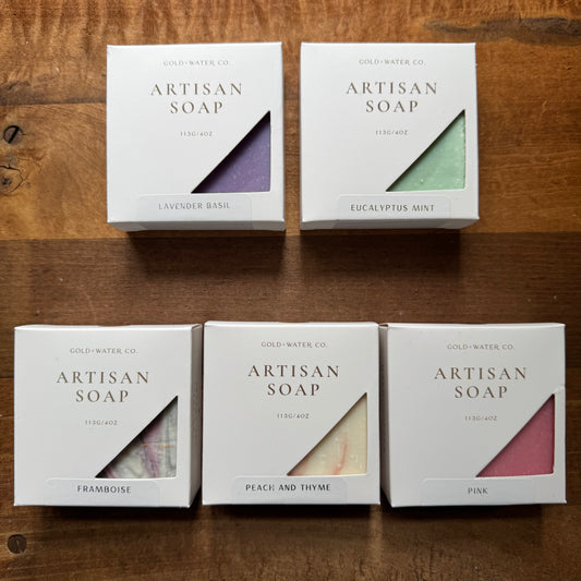 Gold+Water-Scented Soaps