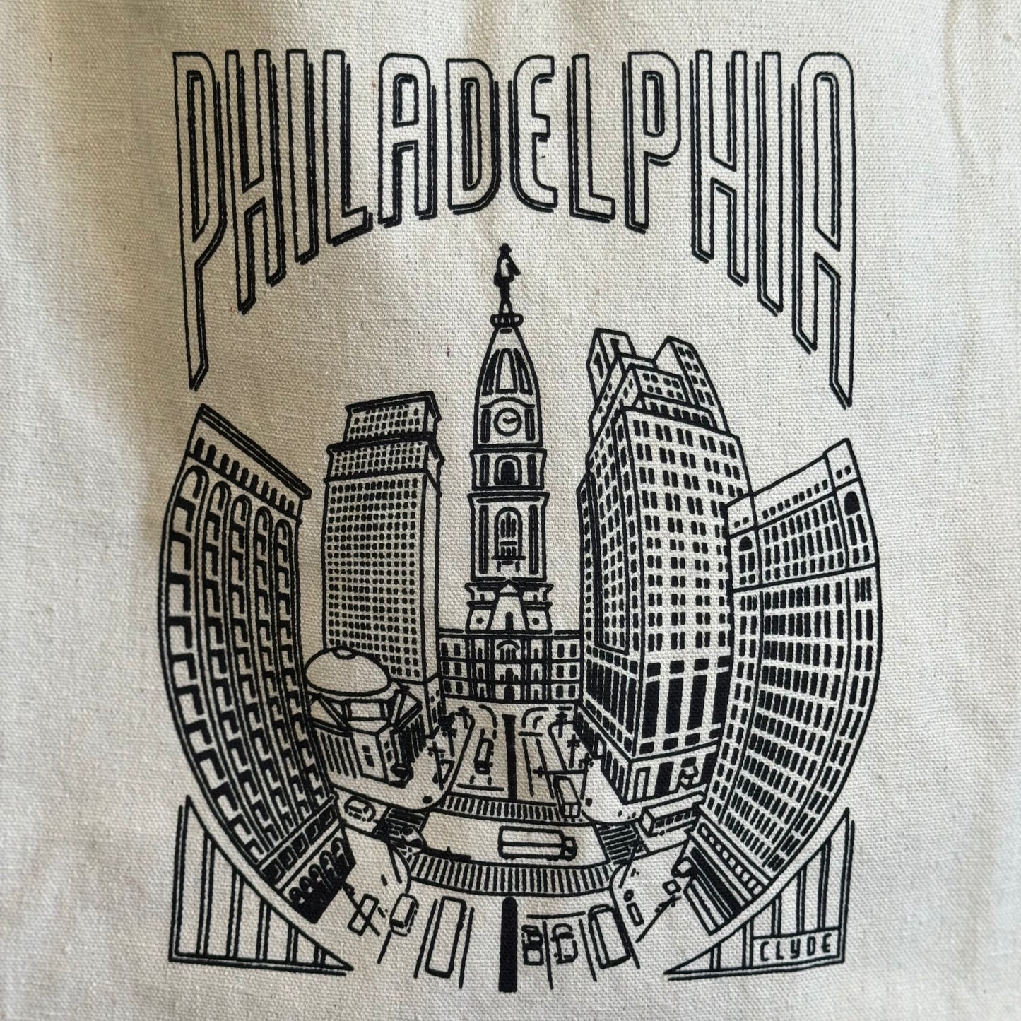 Philadelphia Skyline Tote Bag