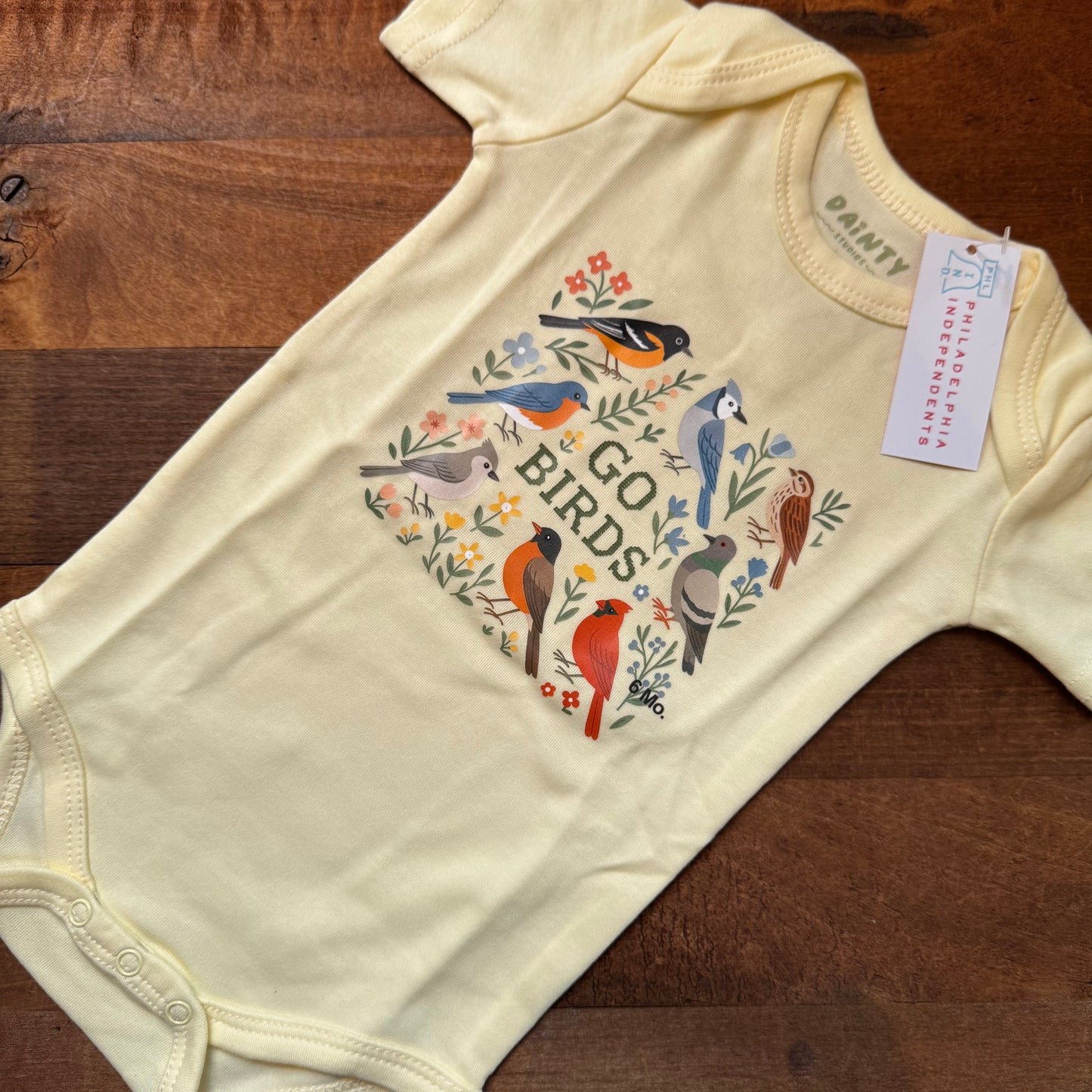 Go Birds Baby Onesie