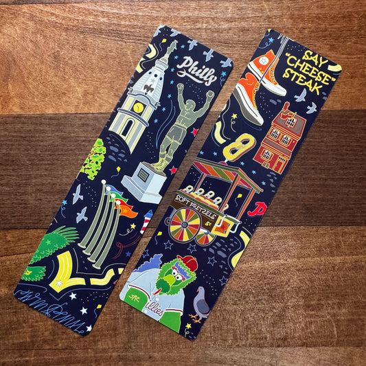 Double-Sided Philly Bookmarks