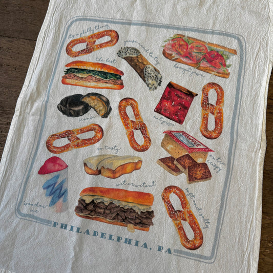 Philly Phoods Tea Towel