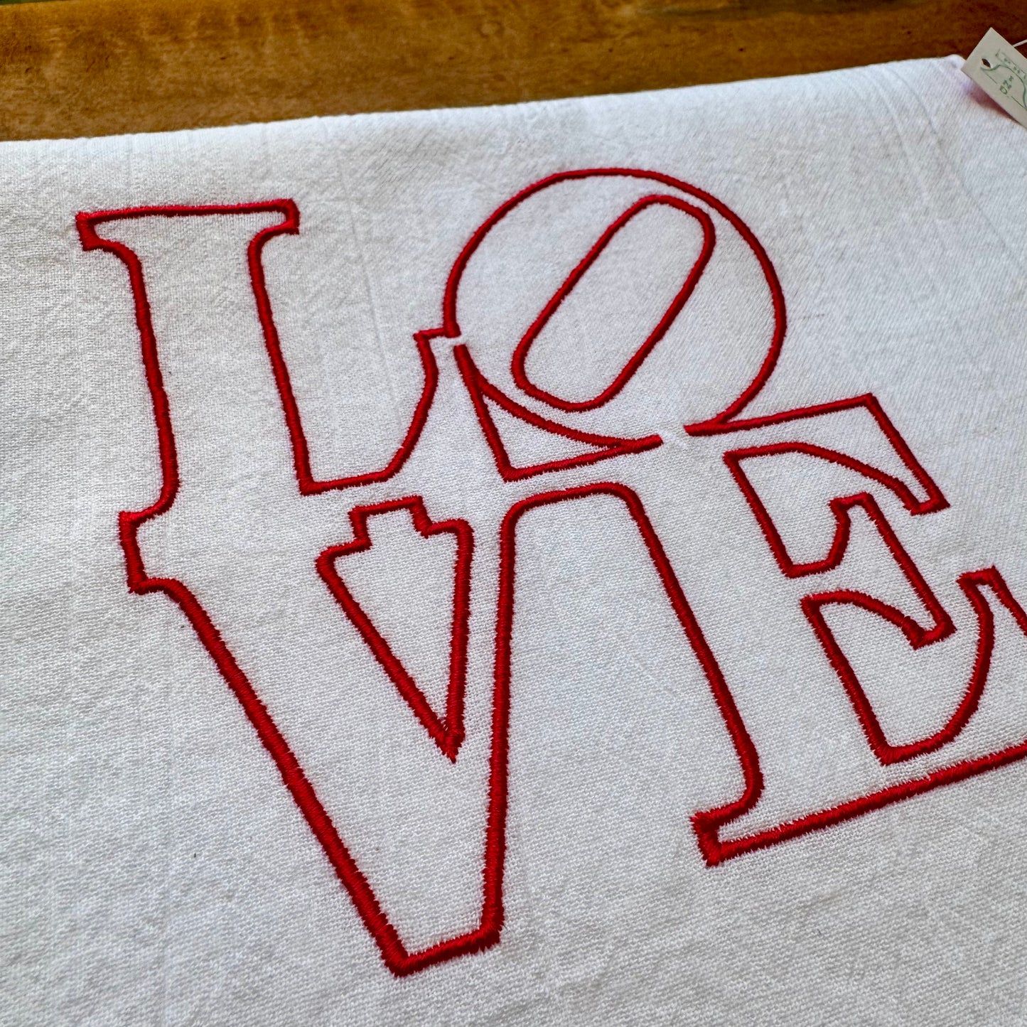 LOVE Tea Towel