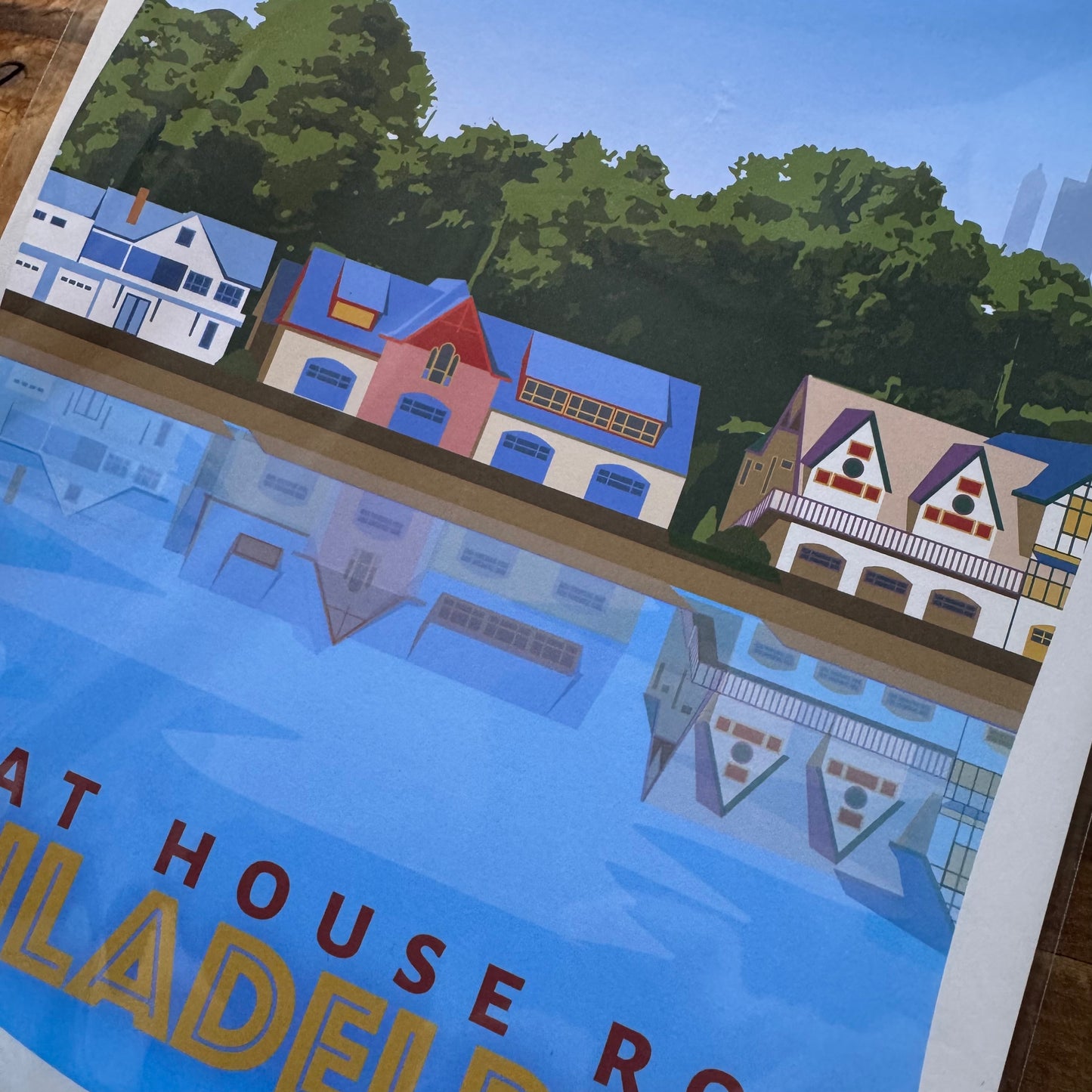 Boathouse Row Print