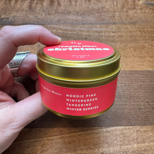GP Candles-Holiday Tins