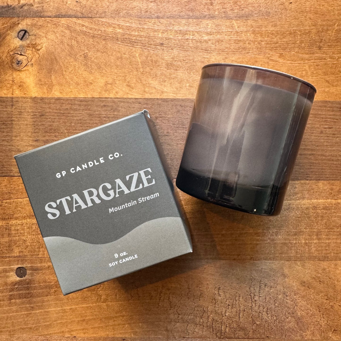 GP Candles-Hue Glass