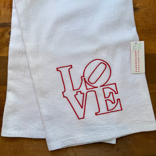 LOVE Tea Towel