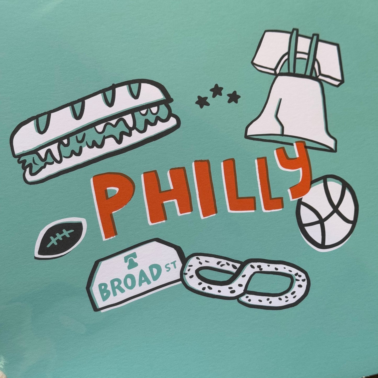 Philly Doodles Print