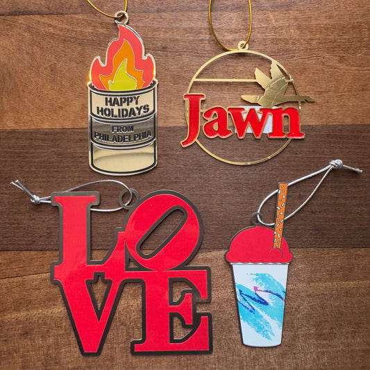 Philly Enamel Ornaments