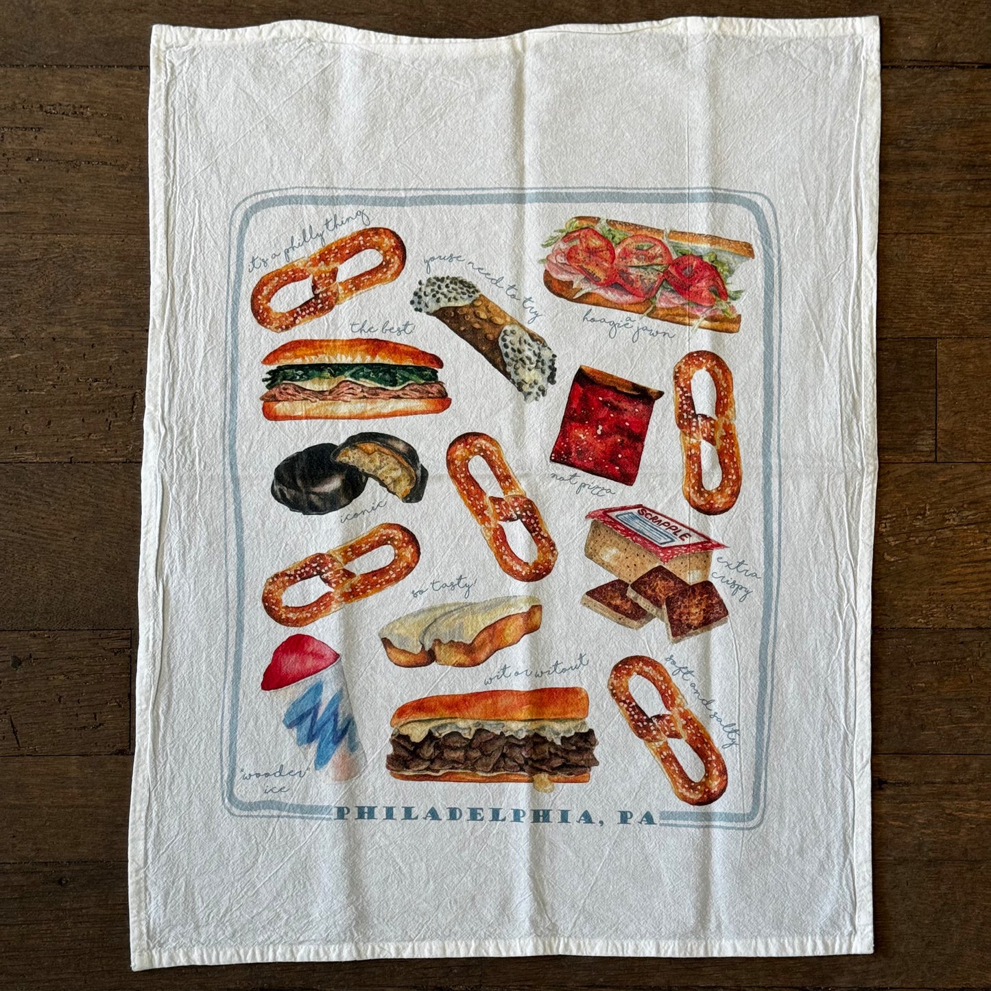 Philly Phoods Tea Towel