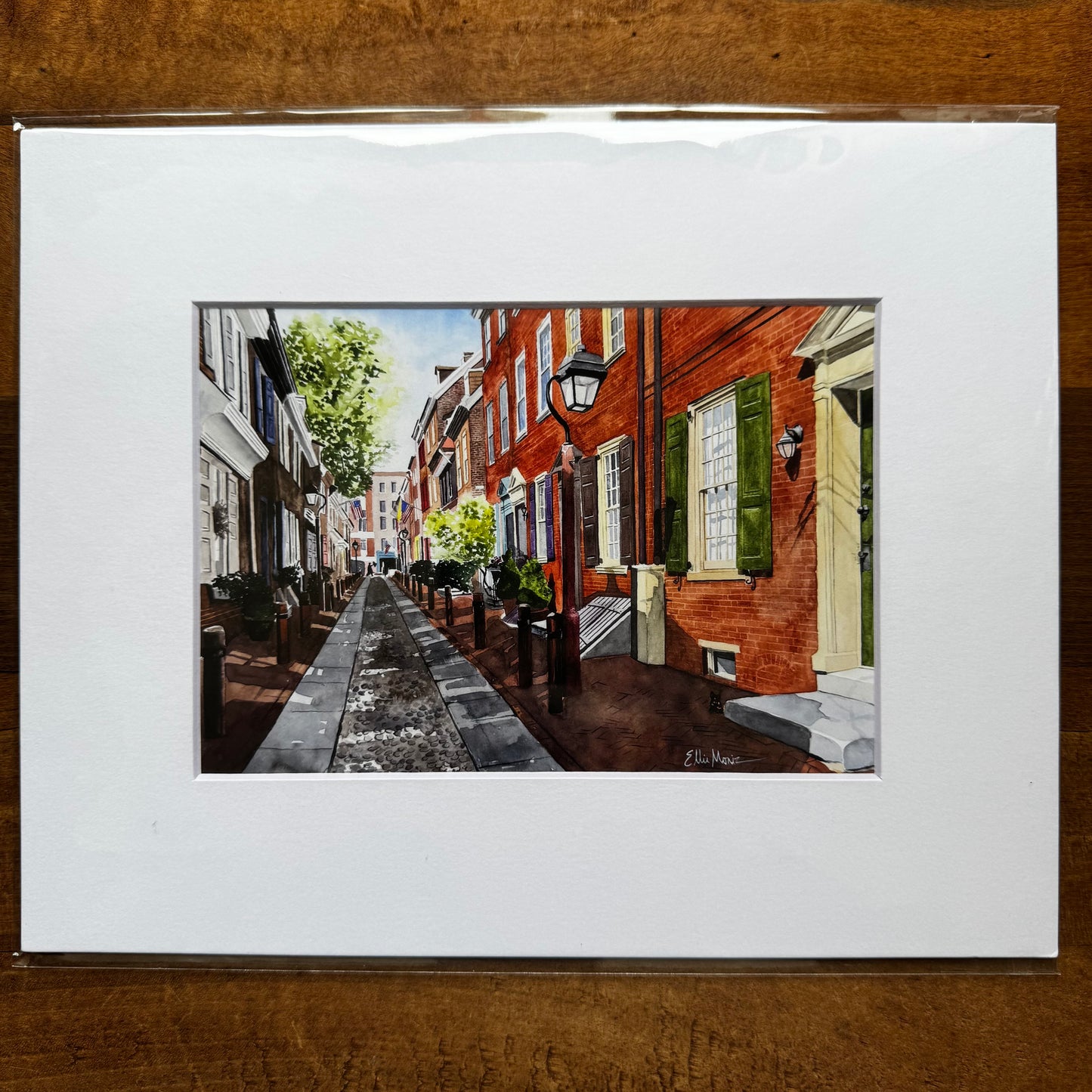 Matted Philly Watercolor Prints