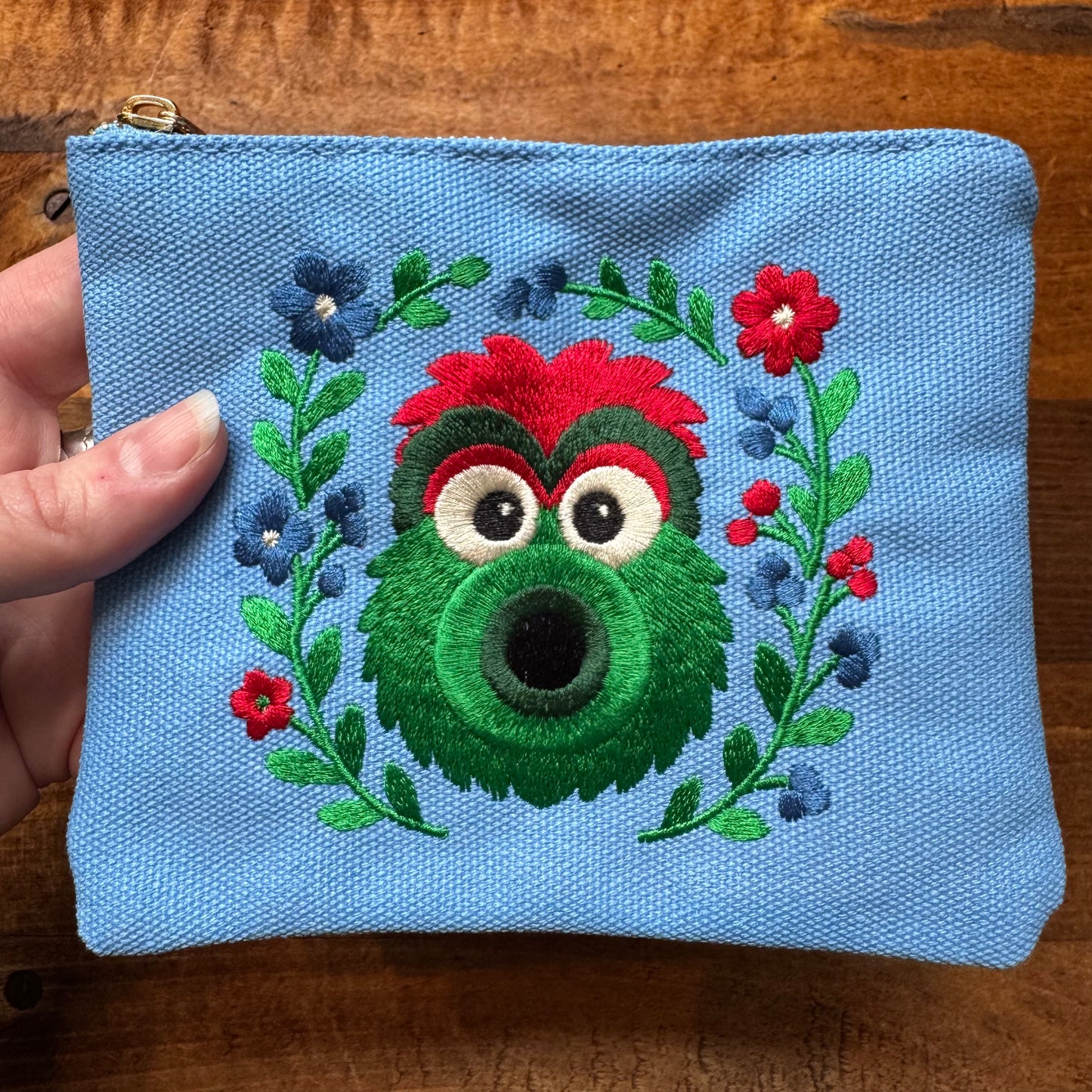Philly Embroidered Pouches