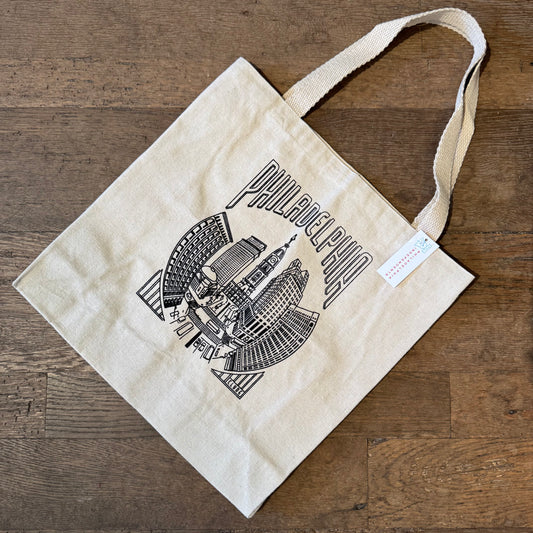 Philadelphia Skyline Tote Bag