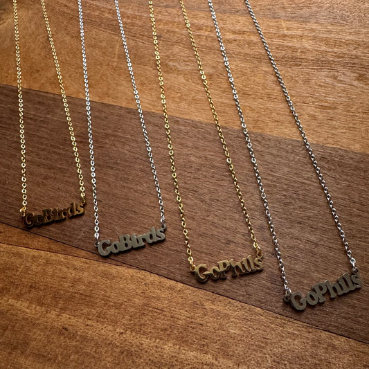Go Birds & Go Phils Necklaces