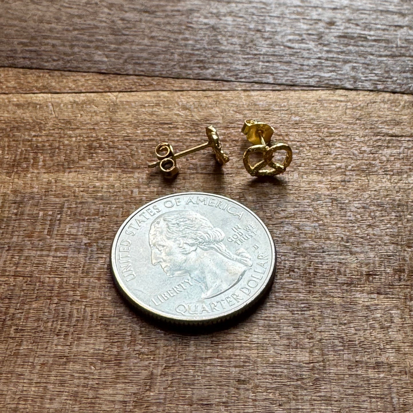 Pretzel Stud Earrings