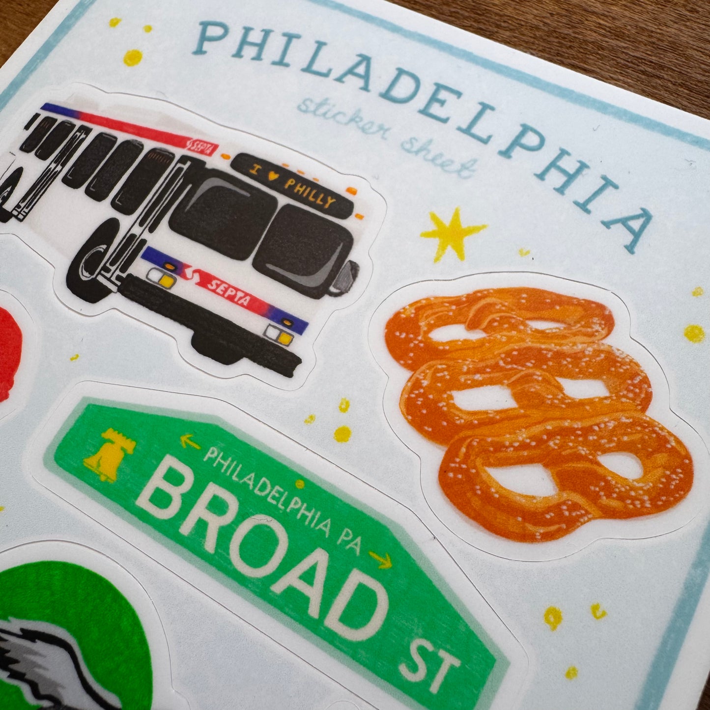 Philadelphia Sticker Sheet