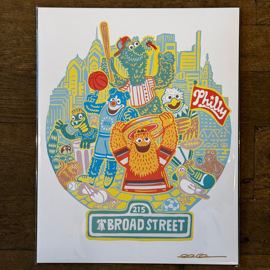 Mascot Skyline Print