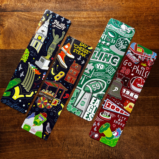 Double-Sided Philly Bookmarks