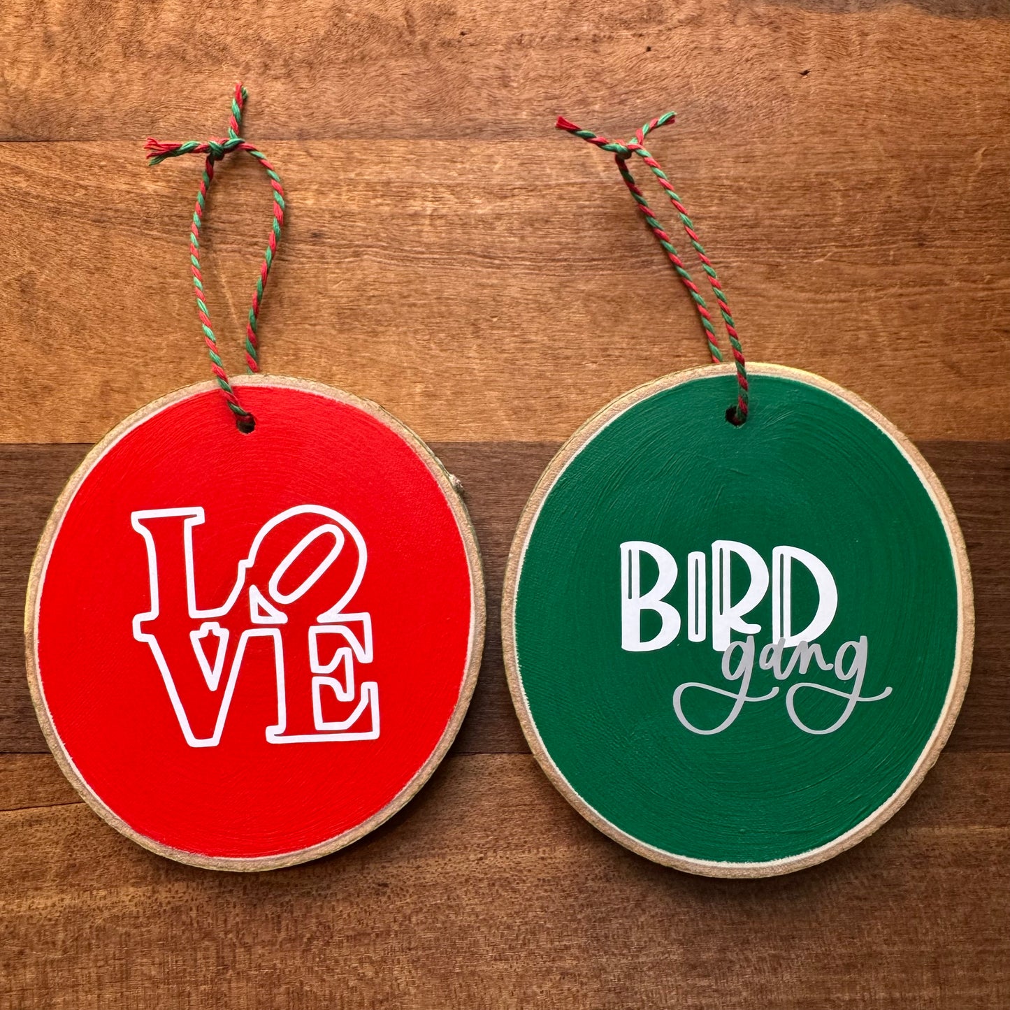 Philadelphia Wood Ornaments