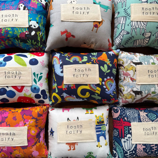Fun Print Tooth Fairy Pillows