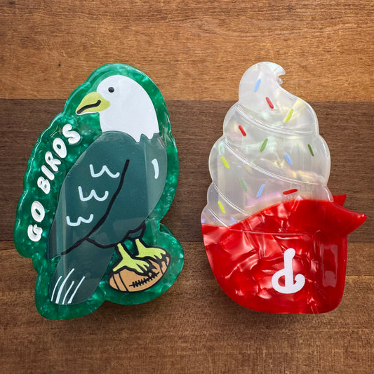 Philly Sports Hair Clips