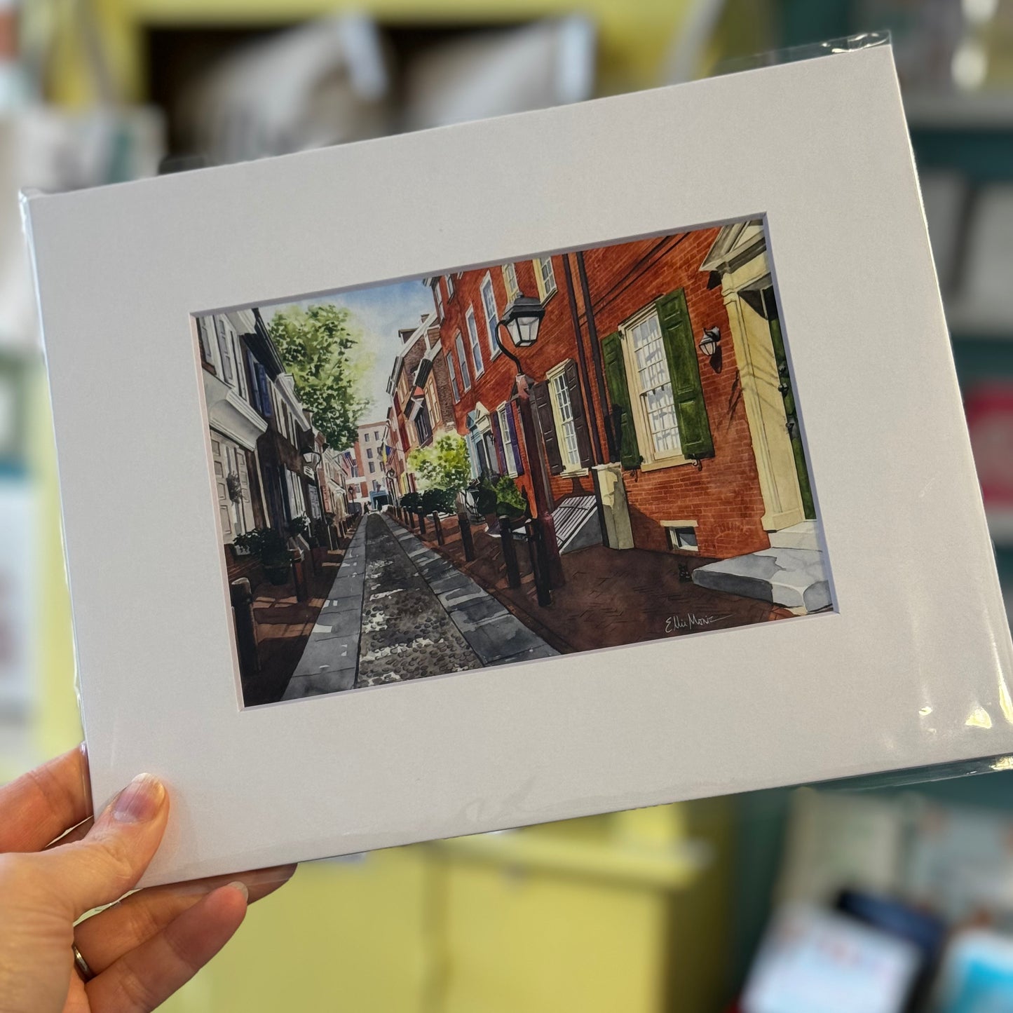 Matted Philly Watercolor Prints
