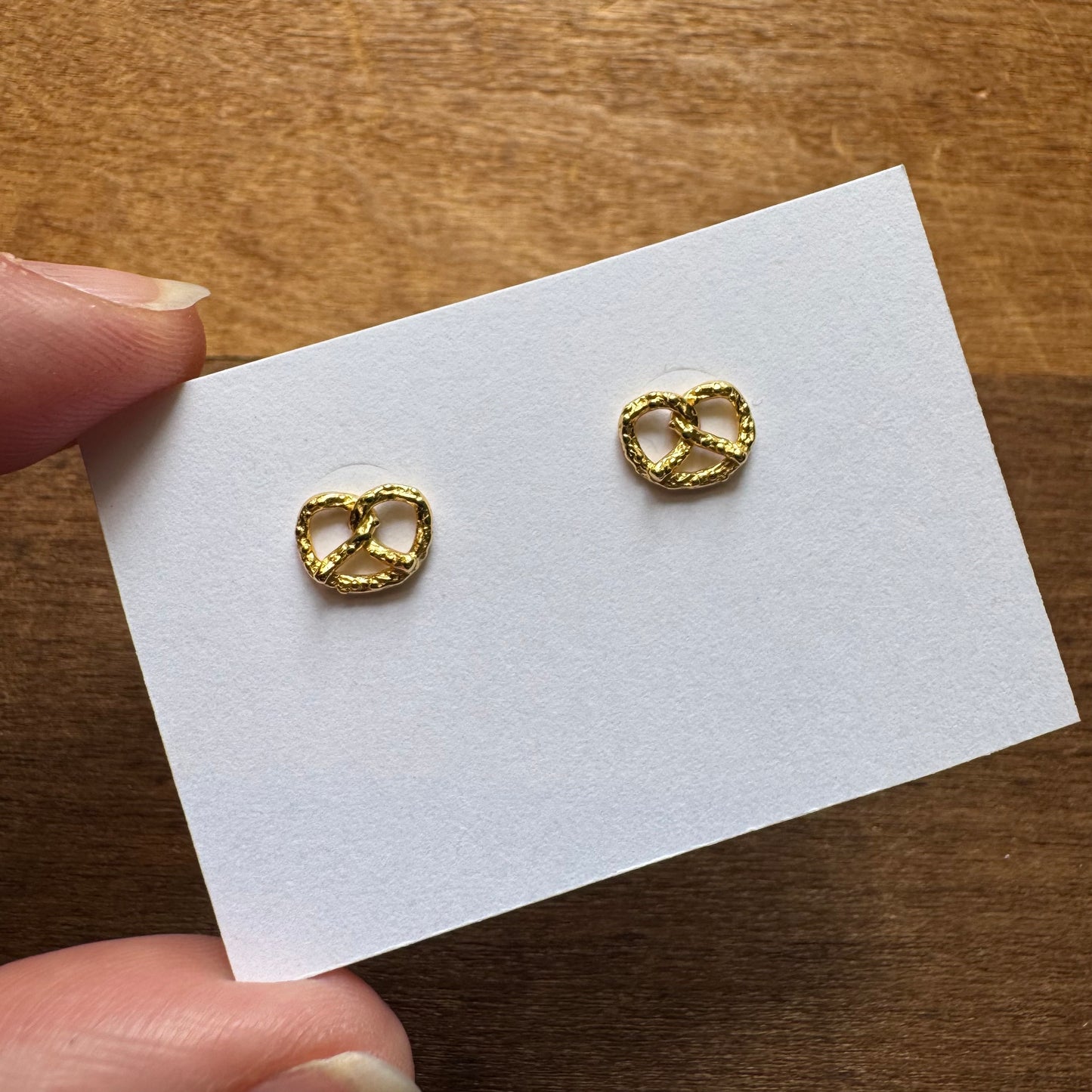 Pretzel Stud Earrings