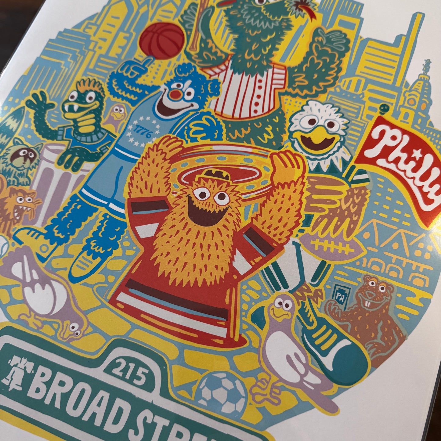 Mascot Skyline Print