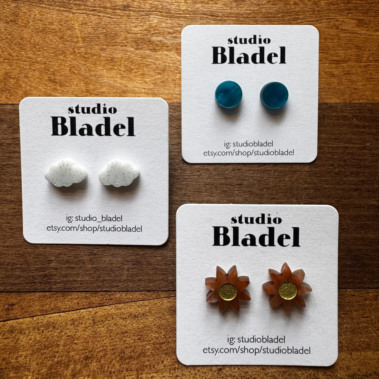 Lasercut Acrylic Earrings