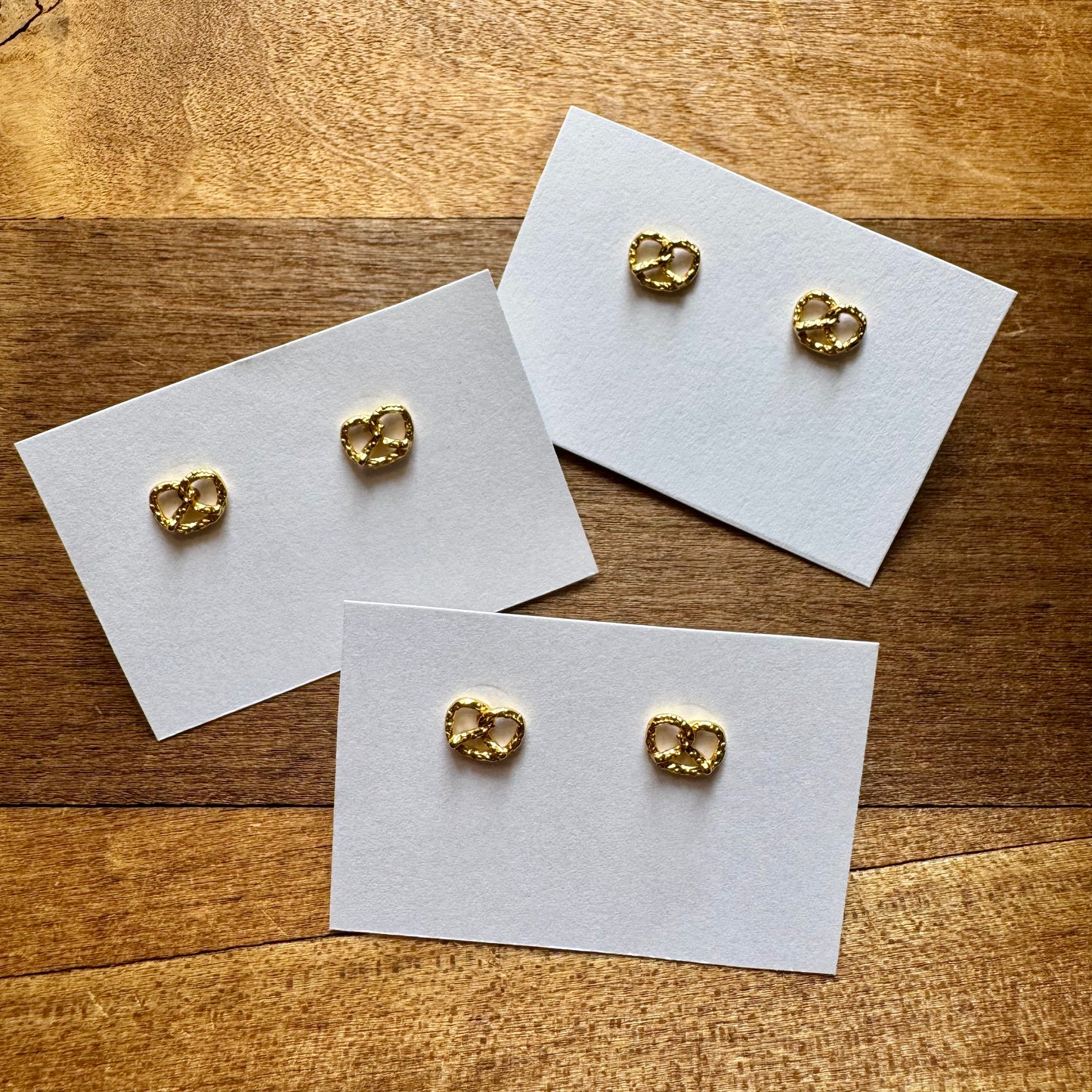 Pretzel Stud Earrings