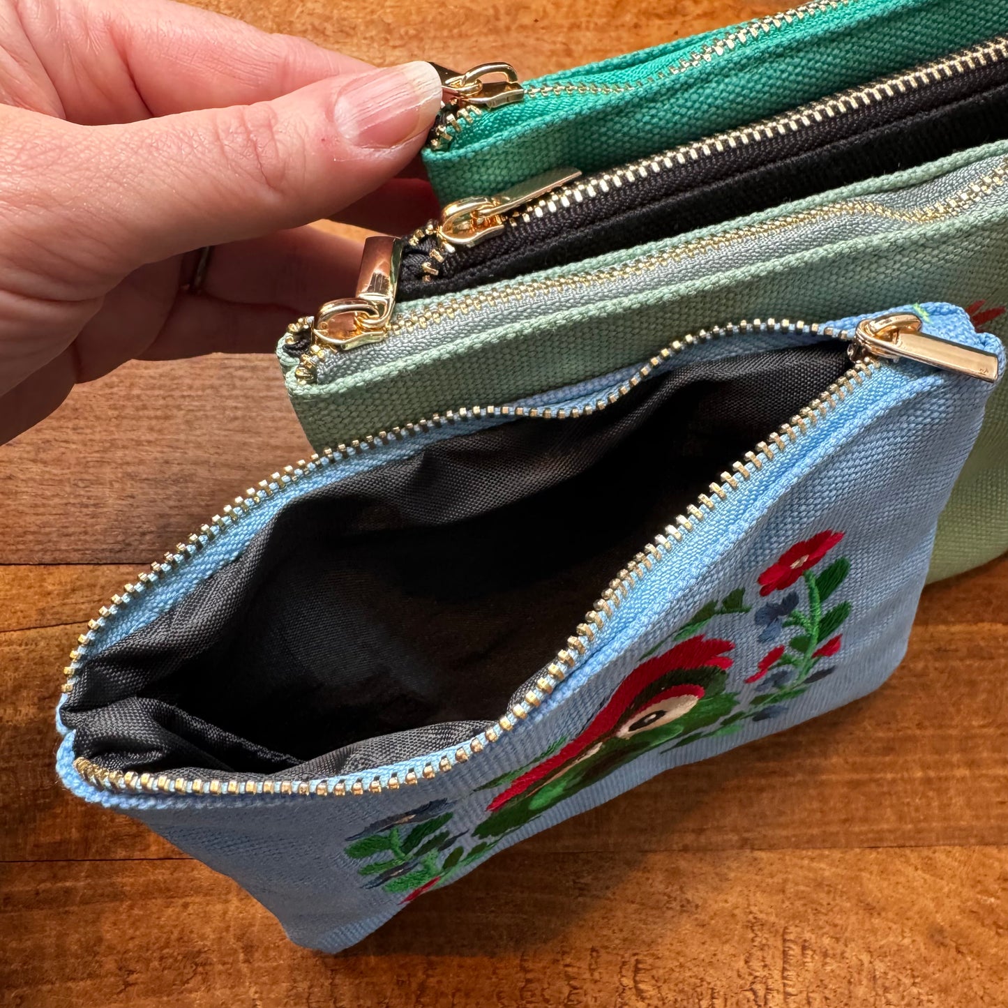 Philly Embroidered Pouches