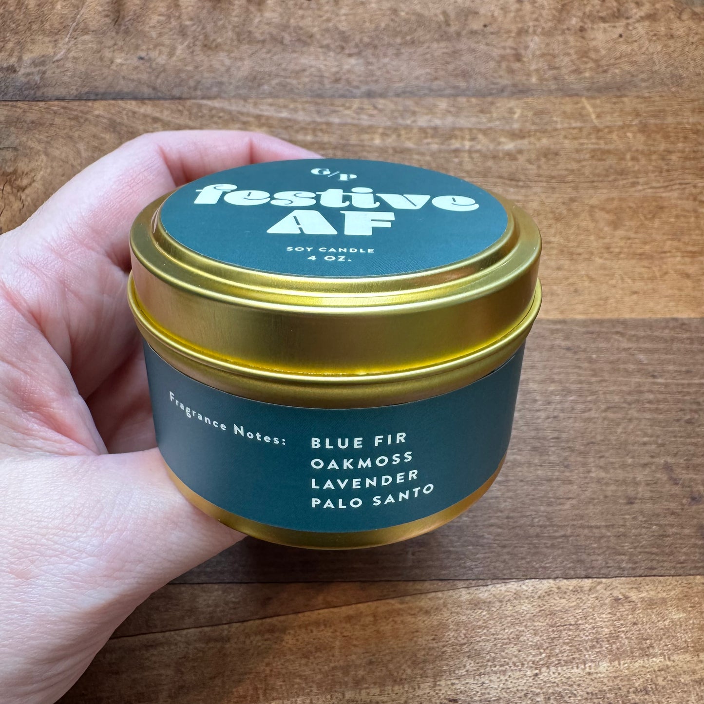 GP Candles-Holiday Tins