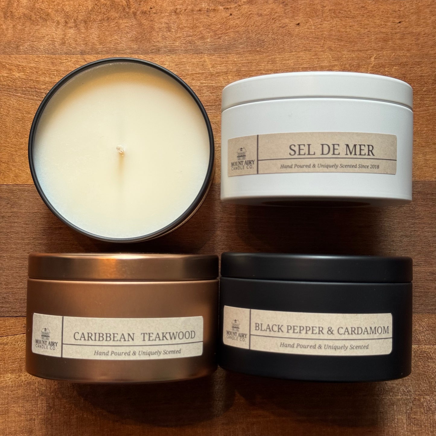Mount Airy Candles-Tins