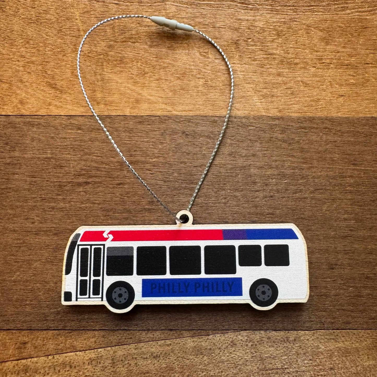 Phanatic & Septa Bus Wood Ornaments