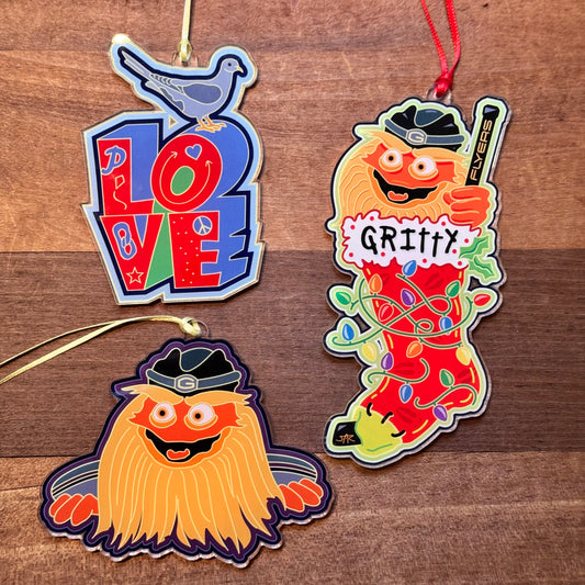 Philly Acrylic Ornaments