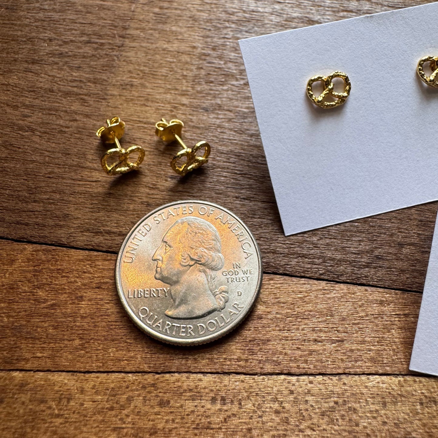 Pretzel Stud Earrings