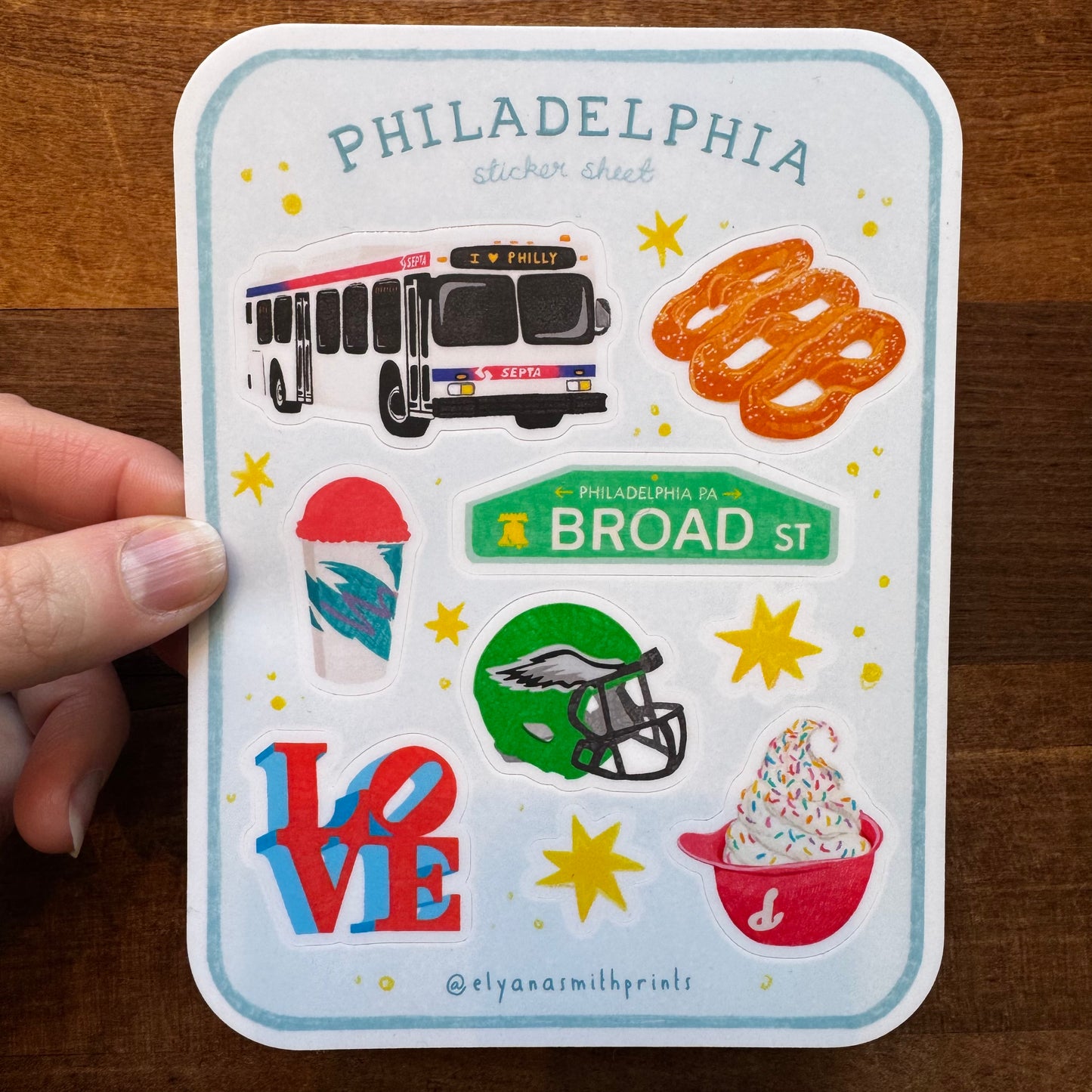 Philadelphia Sticker Sheet