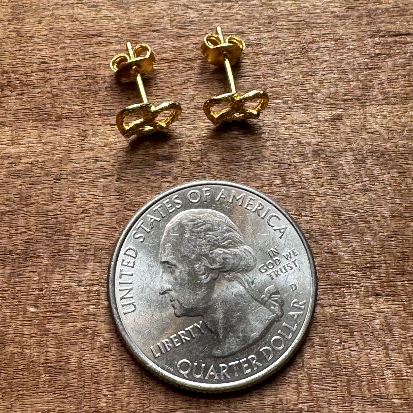Pretzel Stud Earrings