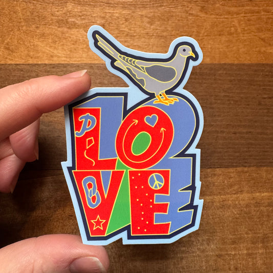 Love Statue Sticker