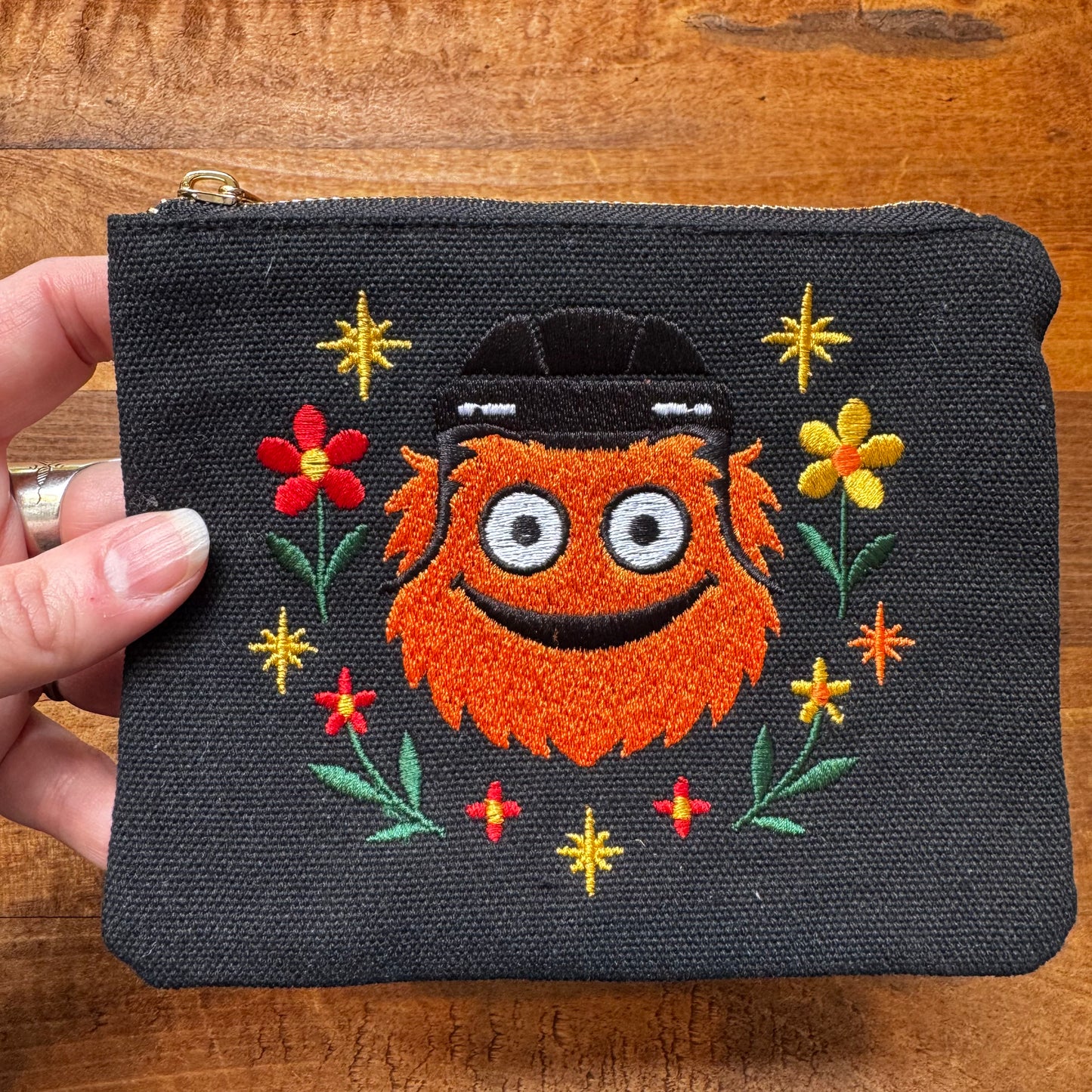Philly Embroidered Pouches