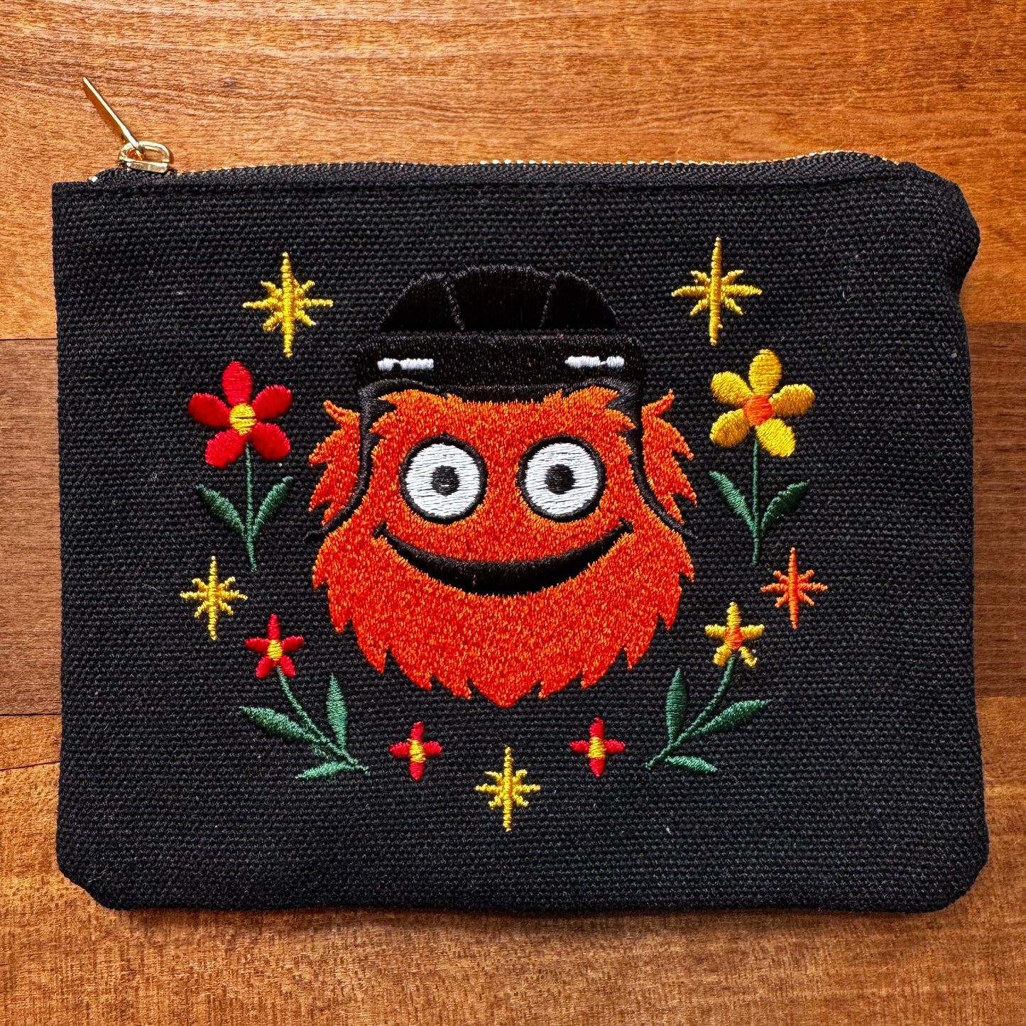 Philly Embroidered Pouches