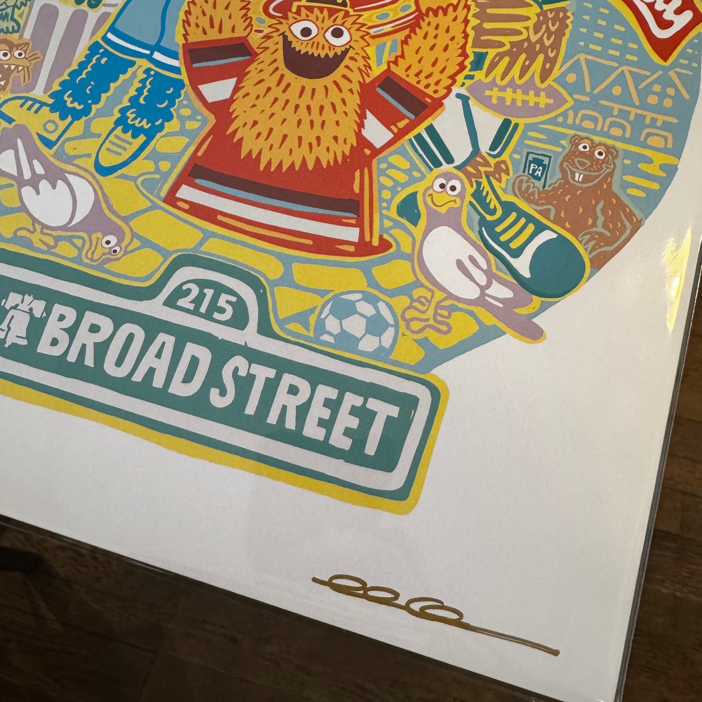 Mascot Skyline Print