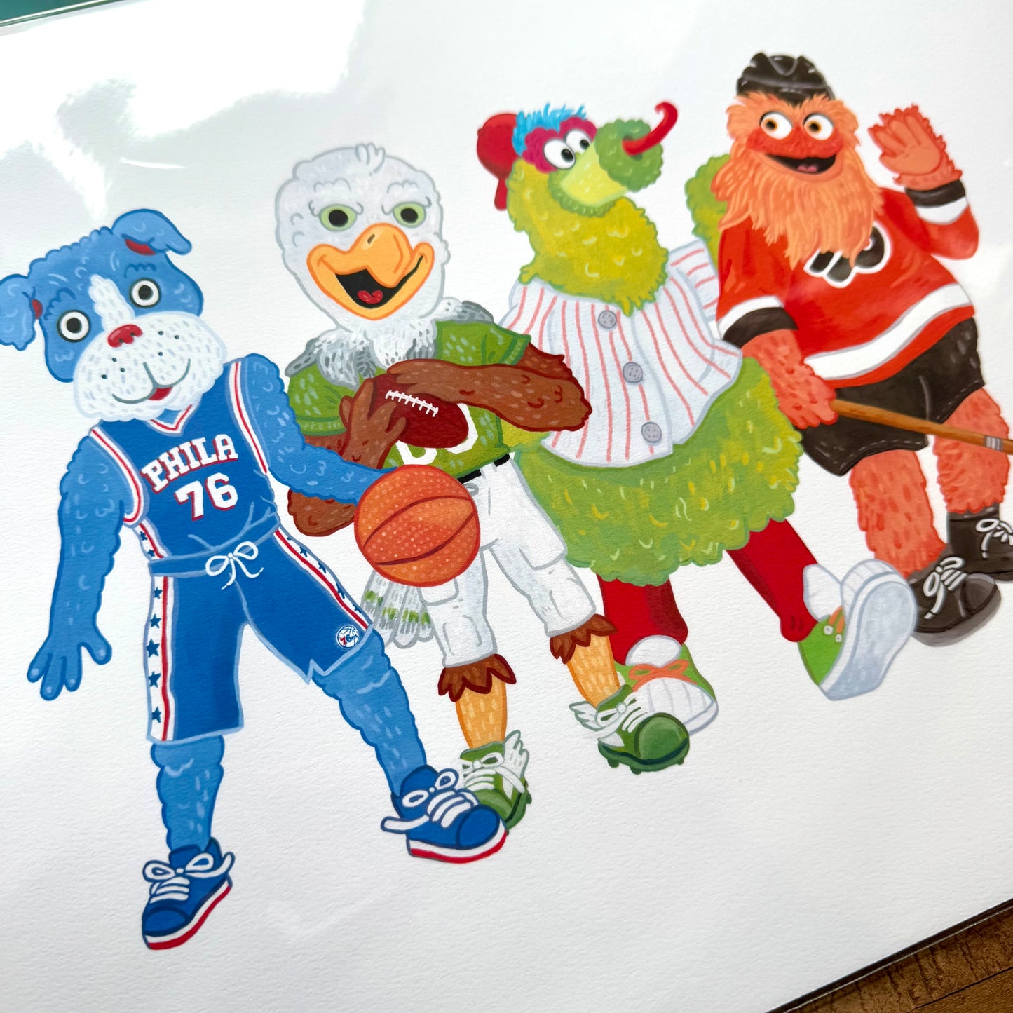 Philly Mascots Print