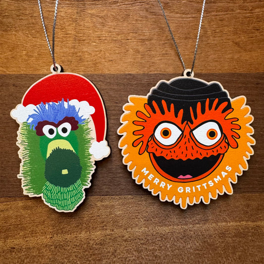 Gritty & Phanatic Ornaments