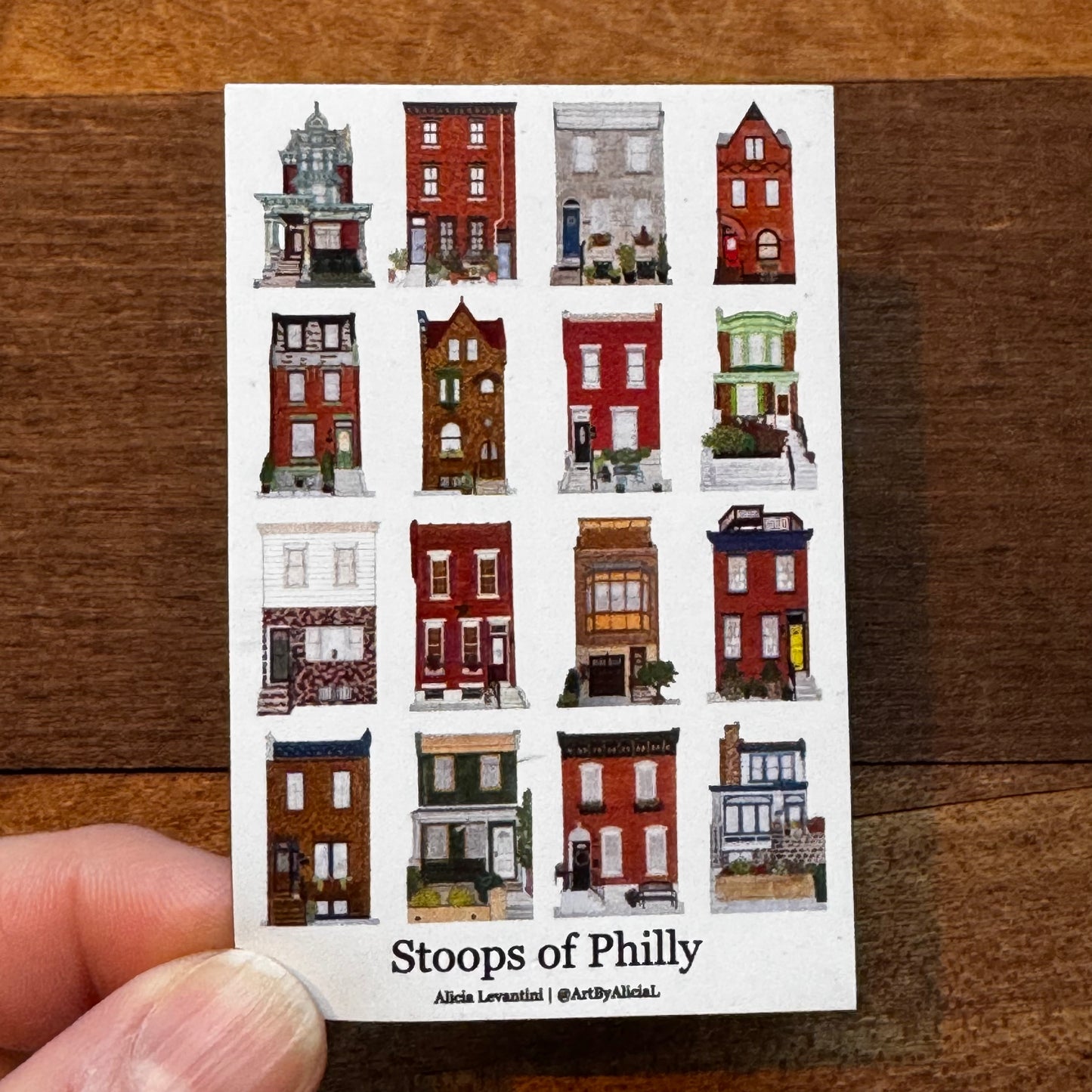 Stoops of Philly Magnet