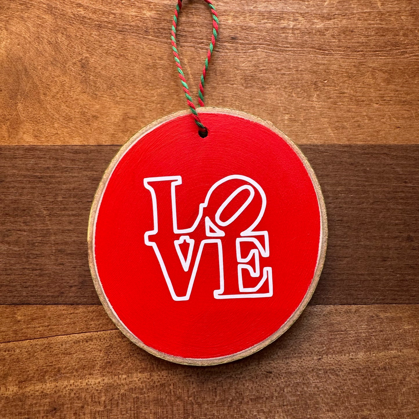 Philadelphia Wood Ornaments