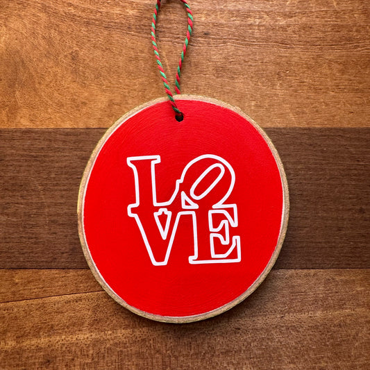 Philadelphia Wood Ornaments