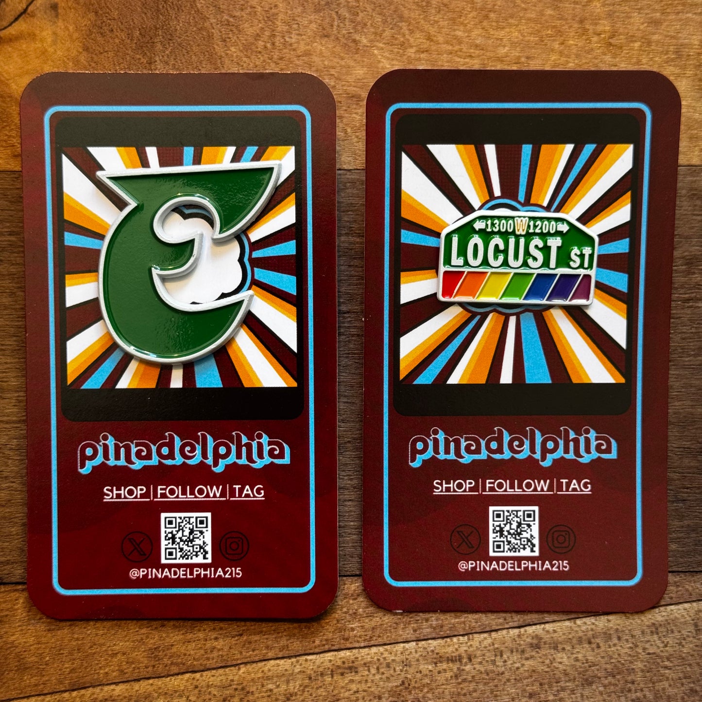 Philly-Themed Enamel Pins II