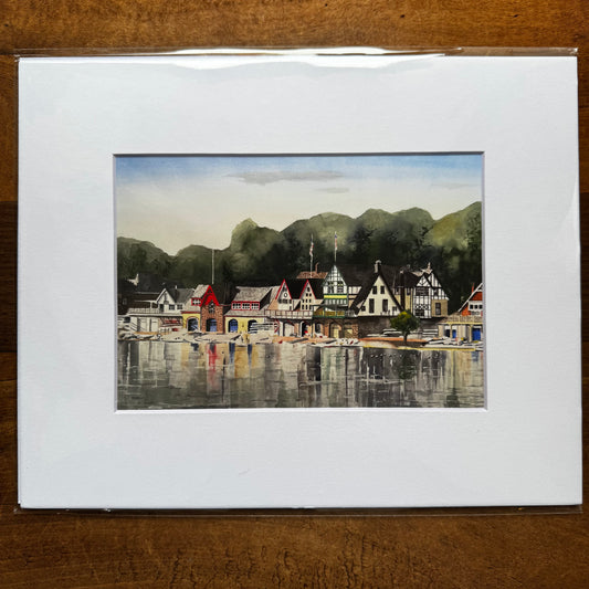 Matted Philly Watercolor Prints